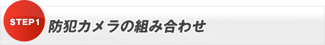 STEO1 防犯カメラの組み合わせ